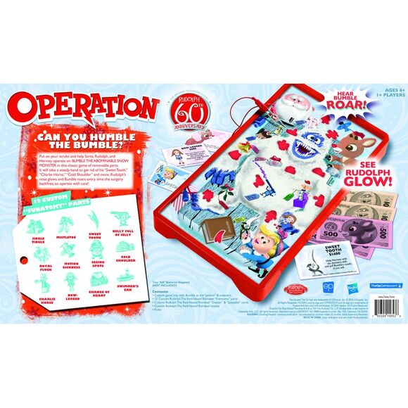 OPERATION: Rudolph the Red-Nosed Reindeer | Classic Electronic Board Game - Picture 9 of 9